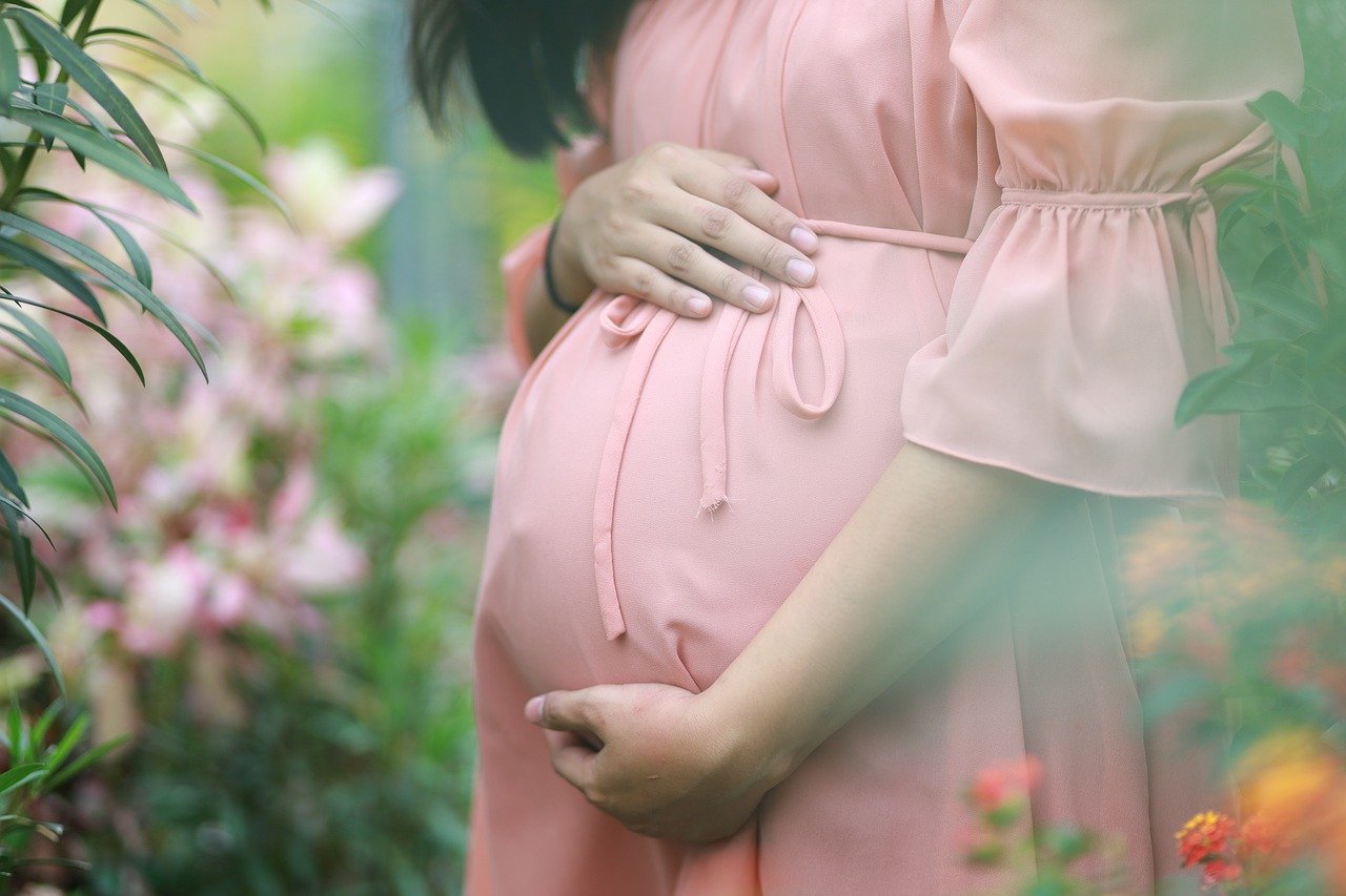 Imagem: Grávida, Mulher, Feliz dia das mães.